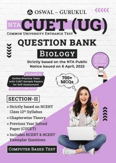 Oswal - Gurukul NTA CUET Biology Question Bank For Exam 2022