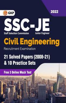 SSC 2022 : Junior Engineers Paper I - Civil Engineering - 21 Solved Papers & 10 Practice Sets