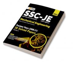 SSC 2022 : Junior Engineers Paper I - Mechanical Engineering - 38 Previous Years Solved Papers (2008-21)
