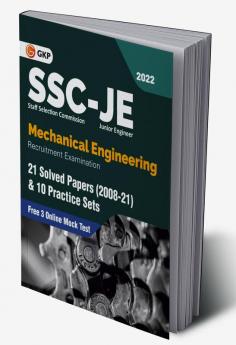 SSC 2022 : Junior Engineers Paper I - Mechanical Engineering - 21 Solved Paper & 10 Practice Sets