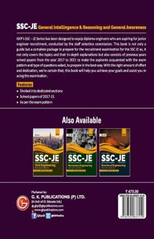 SSC 2022 : Junior Engineers (CPWD/CWC/MES) - General Intelligence & Reasoning and General Awareness Guide