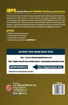 IBPS 2022 : Specialist Officers - HR/Personnel Officer Scale I (Preliminary & Mains)- 19 Practice Sets