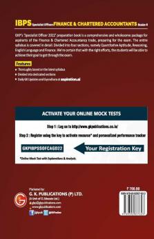 IBPS 2022 : Specialist Officers - Finance & Chartered Accounts Scale II