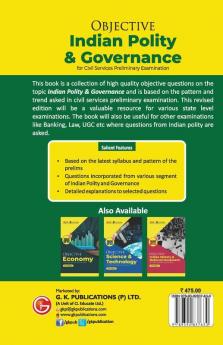 Objective Indian Polity & Governance 3ed (UPSC Civil Services Preliminary Examination) by GKP/Access