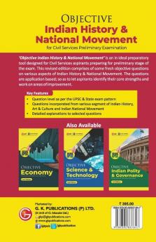 Objective Indian History & National Movement 3ed (UPSC Civil Services Preliminary Examination) by GKP/Access
