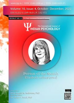 THE INTERNATIONAL JOURNAL OF INDIAN PSYCHOLOGY (VOLUME 10 ISSUE 4) Booklet 12