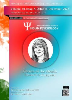 THE INTERNATIONAL JOURNAL OF INDIAN PSYCHOLOGY (VOLUME 10 ISSUE 4) - Booklet 3