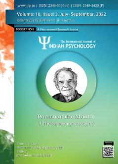 THE INTERNATIONAL JOURNAL OF INDIAN PSYCHOLOGY (VOLUME 10 ISSUE 3) BOOKLET NO 8