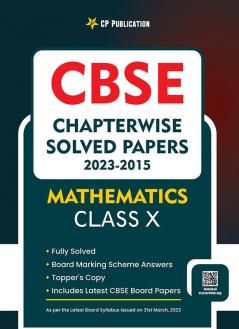 CBSE Chapterwise Question Bank Class 10 Maths Solved Papers 2015 to 2023
