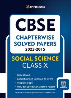 CBSE Chapterwise Question Bank Class 10 Social Science Solved Papers 2015 to 2023