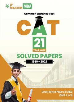 CAT 21 Year Wise Solved Papers 1990 - 2022