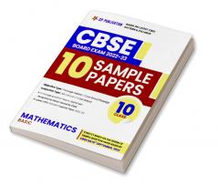CBSE 10 Sample Question Papers Class 10 Mathematics (Basic) for 2024 Board Exam