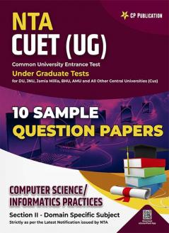 NTA CUET - Computer Science 10 Sample Question Paper