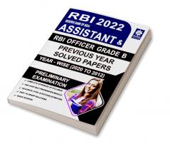 RBI Assistant & RBI Officer Grade B 2022 Preliminary Exam Previous Year Solved Papers (2020 to 2012)