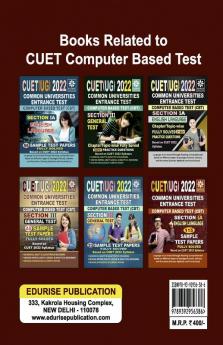 CUET UG 2022 Section 3 General Test 1800+ Fully Solved Chapter-wise Topic-wise Practice Questions Based on CUET 2022 Syllabus (Common University Entrance Test Under Graduate)