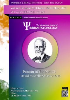 THE INTERNATIONAL JOURNAL OF INDIAN PSYCHOLOGY VOLUME 9 ISSUE 4 Booklet no. 8