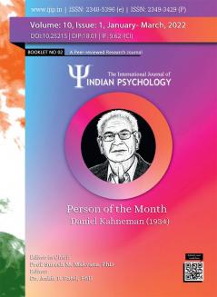 THE INTERNATIONAL JOURNAL OF INDIAN PSYCHOLOGY VOLUME 10 ISSUE 1 Booklet no. 2