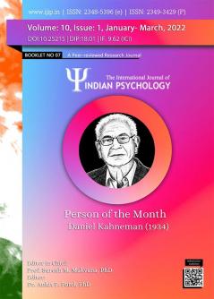 THE INTERNATIONAL JOURNAL OF INDIAN PSYCHOLOGY VOLUME 10 ISSUE 1 Booklet no. 7