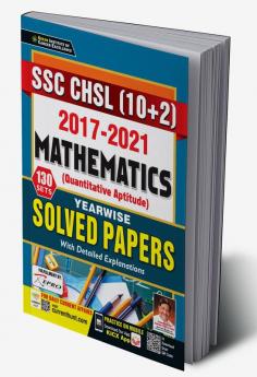 SSC CHSL( 10+2) 2017 to 2021  Mathematics Yearwise Solved Papers  Old Code-2875 & 3197