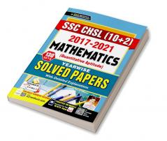 SSC CHSL( 10+2) 2017 to 2021  Mathematics Yearwise Solved Papers  Old Code-2875 & 3197