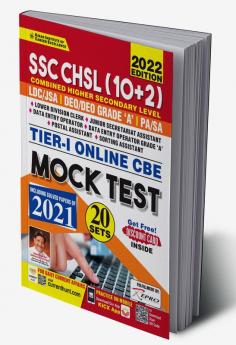 SSC CHSL (10+2) Tier-I Online CBE Mock Test  Including Solved Papers of 2021 (20 Sets)