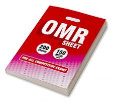 OMR Sheet for all competitive exams - 200 sheets 150 MCQs each