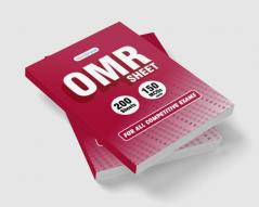 OMR Sheet for all competitive exams - 200 sheets 150 MCQs each