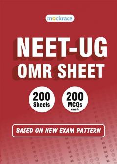 NEET-UG Omr sheets - 200 sheets 200 MCQs each