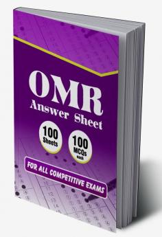 Practise OMR Sheets For All Exams 100 Sheets Of 100 MCQs: