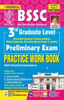 Bihar SSC 3rd Graduate Level Preliminary Exam Practice Work Book