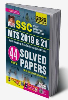 SSC MTS 2019 and 2021 Solved Papers (44-sets) New-2022 (Repair) Code-3260
