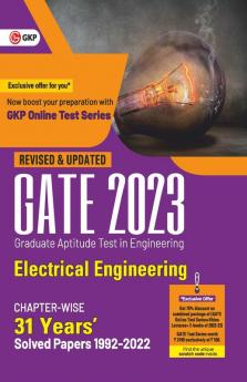 GATE 2023 : Electrical Engineering - 31 Years' Chapterwise Solved Papers (1992-2022) by GKP