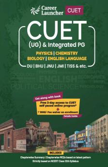 CUET 2022 : Physics Chemistry Biology and English - Guide