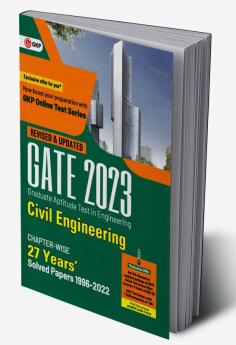 GATE 2023 : Civil Engineering - 27 Years' Chapter-wise Solved Papers (1996-2022) by GKP