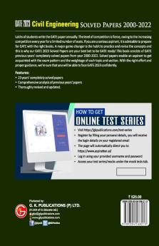 GATE 2023 : Civil Engineering - Solved Papers (2000-2022) by GKP