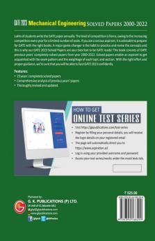 GATE 2023 : Mechanical Engineering - Solved Papers (2000-2022) By GKP