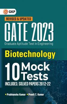 GATE 2023 : Biotechnology - 10 Mock Tests