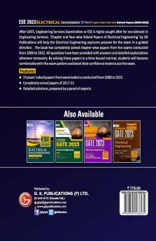 UPSC ESE 2023 Electrical Engineering - Chapter Wise & Year Wise Solved Papers 2000-2022