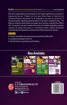 UPSC ESE 2023 Electronics & Telecommunication Engineering - Chapter Wise & Year Wise Solved Papers 2000-2022