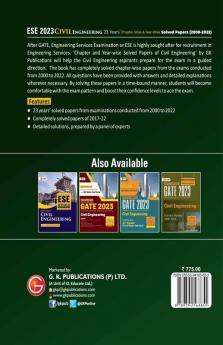 UPSC ESE 2023 : Civil Engineering - Chapter Wise & Year Wise Solved Papers 2000-2022