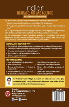 Indian Heritage Art and Culture (Preliminary & Main) 3ed by Access