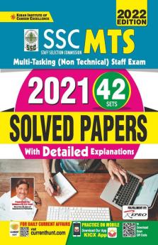 SSC MTS Multi-tasking (Non Technical) Staff Exam-2021 Solved Papers with Detailed Explanations (42 Sets)