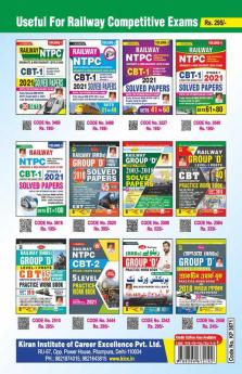 Railway NTPC CBT 1  Stage- 1 2021 Solved Paper Volume 6 (Sets 101 to 129)