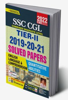 SSC CGL Tier- II 2019-20- 21 Solved Papers English language and Comprehension & Quantitative Abilities