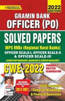 IBPS Gramin Bank Officer (PO) Solved Papers IBPS RRB Officer (Scale- 1 2 & 3) - CWE-2022