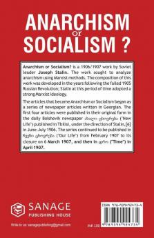 Anarchism or Socialism?