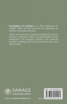 The Foundations of Leninism