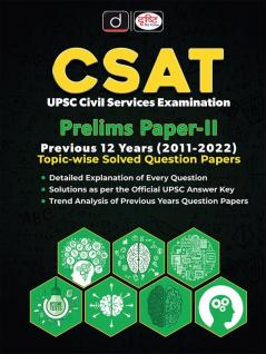 UPSC CSE CSAT Prelims Paper-II Previous 12 Years Solved Papers