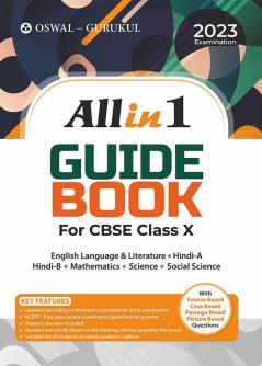 Oswal - Gurukul All in 1 Guide Book: CBSE Class 10 for Exam 2023