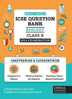 Oswal - Gurukul Biology Most Likely Question Bank: ICSE Class 10 For 2024 Exam